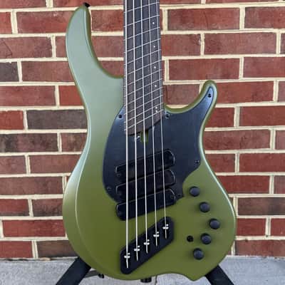 Dingwall KK3 Kyle Konkiel Signature Model, Limited Edition, Matte Army Green, Alder Body, Maple Neck, Rosewood Fretboard, EMG Preamp, Dingwall Gig Bag, SN# 20007 image 1
