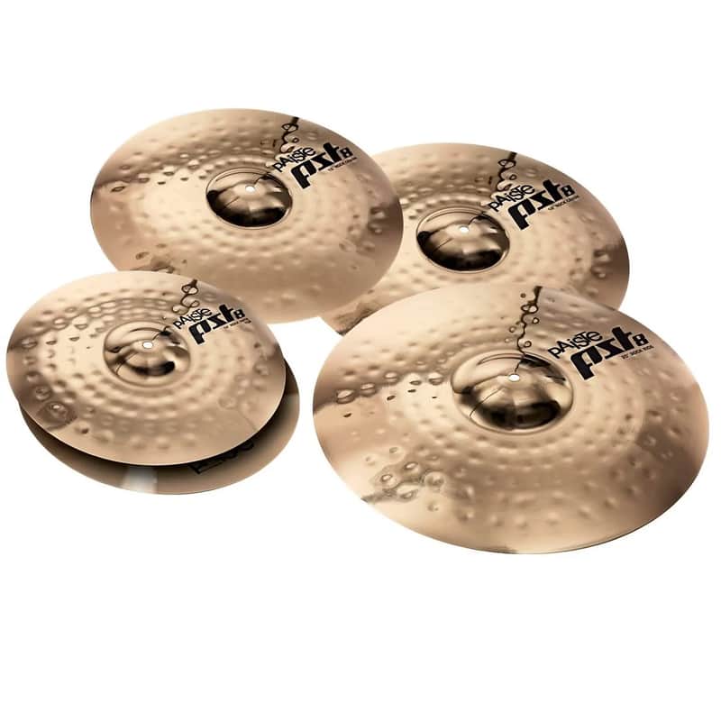 Paiste PST 8 Reflector Rock Set 14 / 16 / 18 / 20" Cymbal Pack image 1