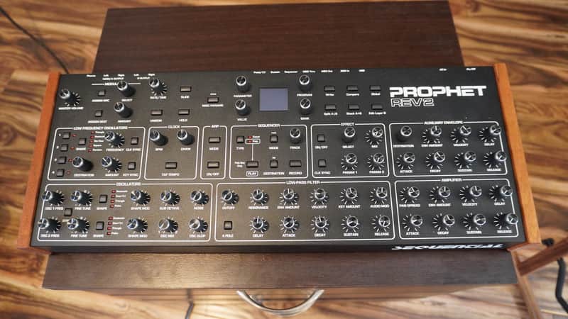 Dave Smith Instruments Prophet Rev2 Desktop 8-Voice Polyphonic Synthesizer 2017 - 2018 - Black image 1