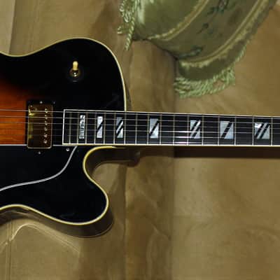Matsumoku Japan-82'Aria Pro II PE-175 Herb Ellis OHSC Ebony FB,G-Style Truss,Fretside,Vintage Bigsby image 15