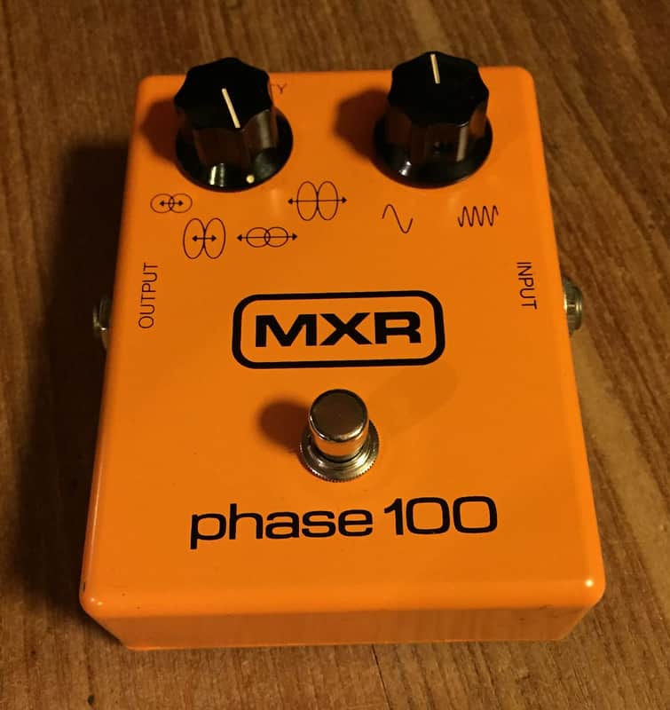 MXR PHASE 100 1980 block logo with original card and box image 1