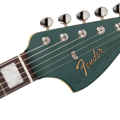 Fender American Vintage II 1966 Jazzmaster Rosewood FB Sherwood Green Metallic with Case image 4