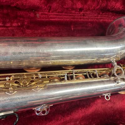 Jupiter JBS-893 Baritone Sax 2001 - Silver plated image 8
