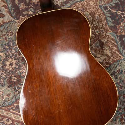 Gibson Vintage 1966-1967 LG-2 Acoustic Guitar - Sunburst with Alligator Chipboard Case - Used image 23