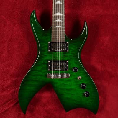 B.C. Rich Rich Bich Legacy (Rich "B") Transparent Green image 1