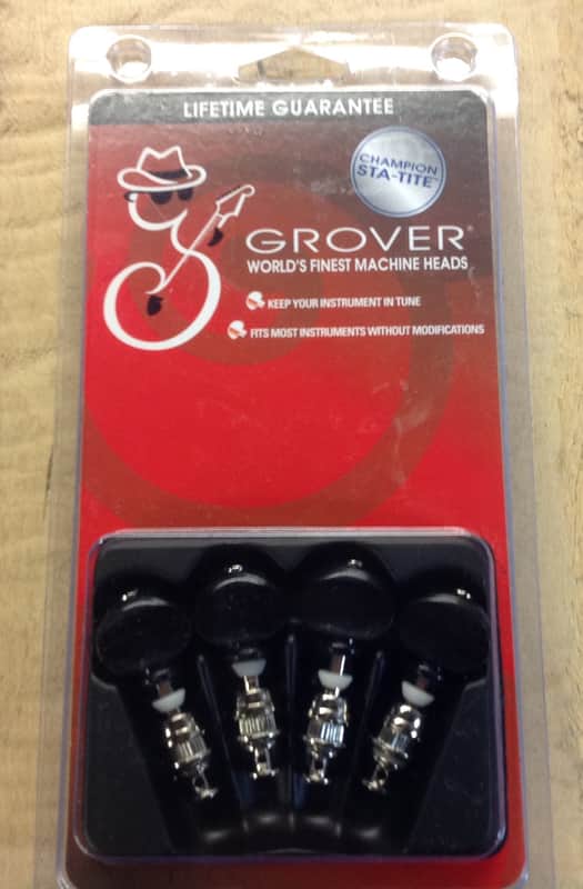 Grover 6B Ukulele Tuning Pegs (4-Pack) image 1