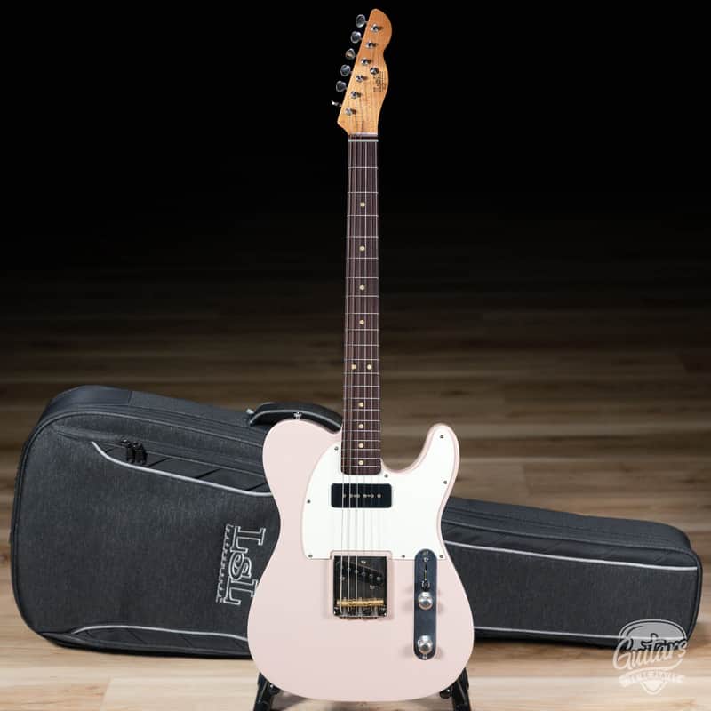 LsL Instruments T Bone ERA S/P90 Roasted Pine Body – Faded Shell Pink image 1