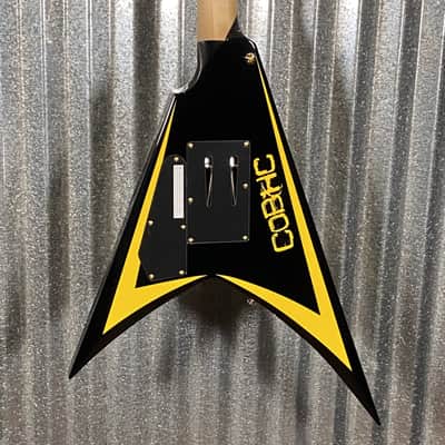 ESP LTD Alexi Laiho Arrowhead SE Black Yellow Pinstripe Guitar & Case USED #1975 image 9