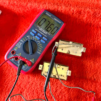 PAIR c 1975 Gibson Les Paul Custom T-Top patent humbucker pickups GOLD pat no PAF es345 es355 SG image 2