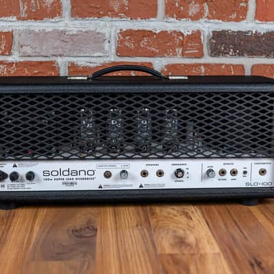 Soldano SLO-100 Head Ground Zero Mod 2020 Black - White Chassis image 6
