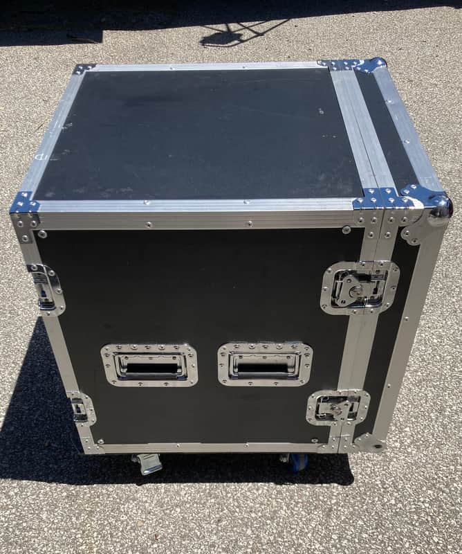 Unbranded 12 Space Rolling Rack Case Super Nice image 1