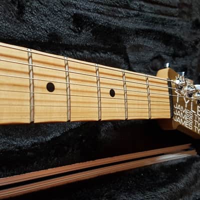 2017 James Tyler Japan Tylerbastar Telecaster Gold Special Edition Ash Body image 8