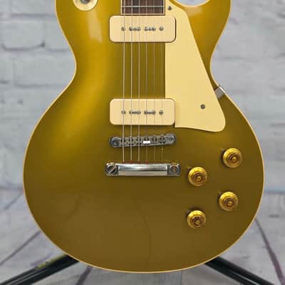 USED Gibson Custom Shop Les Paul R6 1956 Reissue 6 String Electric Guitar Gold Top image 2