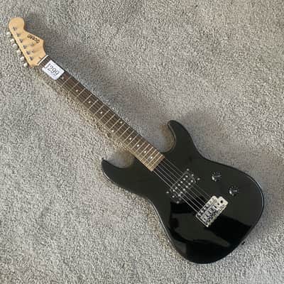 Black Single Humbucker Electric Guitar, Solid Basswood Body, Maple Neck, Rosewood Fingerboard image 9