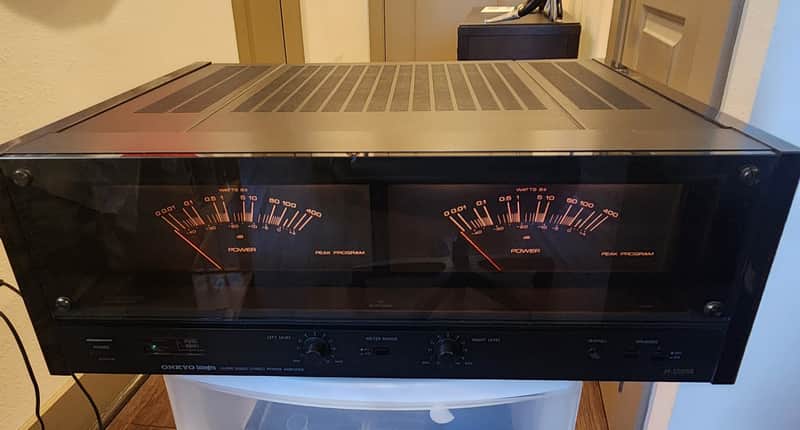 Onkyo Integra M-506RS 1980’s Black/ Walnut image 1