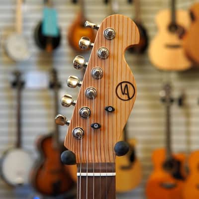 Strack Woodworking (Chicago) T-Style Old Growth Reclaimed Pine Solid Body Electric Guitar w/Fralin Pickups, Padded Gig Bag image 7
