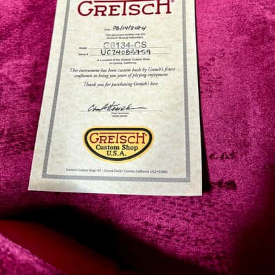 Gretsch Noir '55 Penguin Custom Shop Masterbuilt Chad Duo Jet Black image 17