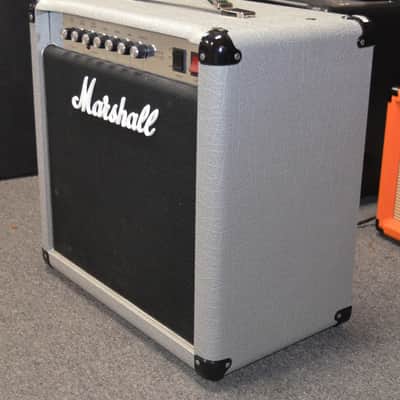 Marshall 2525C JCM 25/50 Guitar Combo Amplifier – Used - Silver Tolex image 3