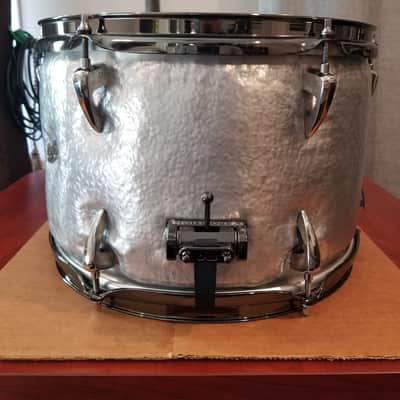 Oriollo Phantom Seamless Hammered Aluminum Snare Drum - 13x9 image 2