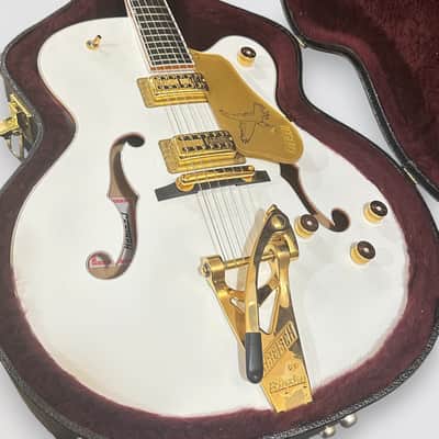 Gretsch G6136T White Falcon Hollow Body Bigsby MIJ Electric Guitar - White image 14