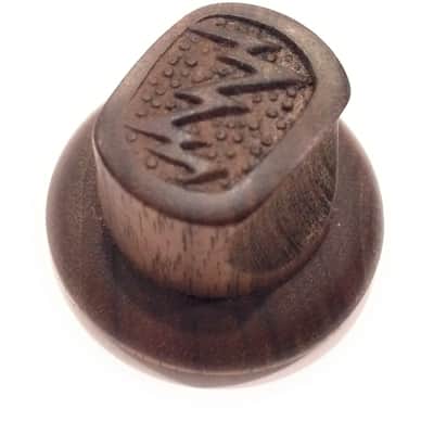Zenith Small Pinch Solid Wood 1938 Reproduction Radio Knob- Set Screw-1/2" image 7