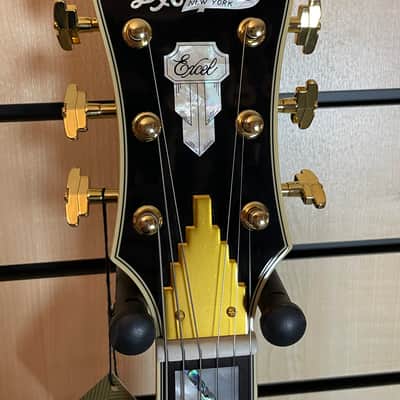 D'Angelico Excel DC Stopbar Tailpiece Solid Black Semi-Hollow Electric Guitar Case Made in South-Korea image 8