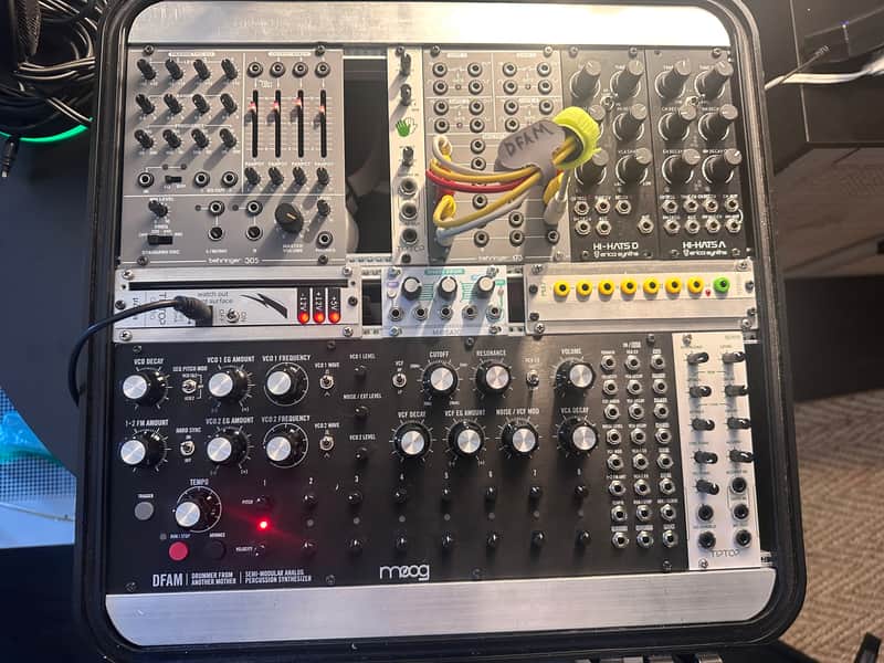 Eurorack drum machine with Moog DFAM - Custom image 1