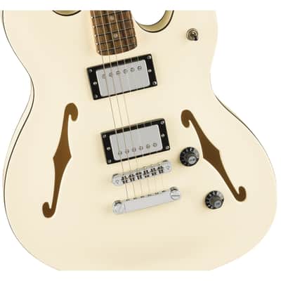 Squier Affinity Starcaster Deluxe OWT Olympic White - Electric Guitar imagen 3