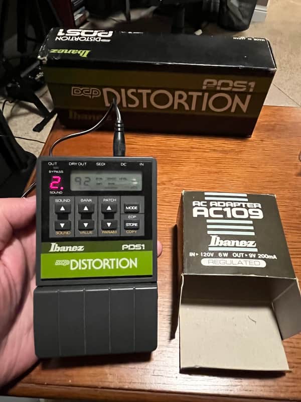 Maxon PDS1 DCP Programable Distortion Pedal Made in Japan MIJ Ibanez w/ Box, Power Supply image 1