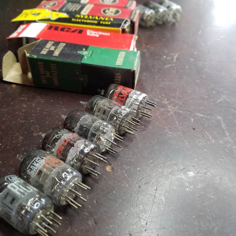 RCA etc. Matched Pair (2) 6AK5 Pentode tNOS AT1000 TESTED Vacuum Tubes Little Dot Yaqin Audio 1944-1969 image 1