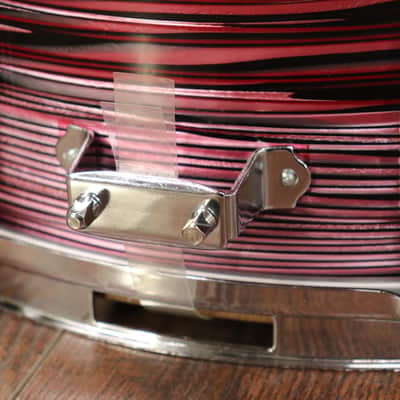 Tempro Pro 5.5x14" Snare Drum Red Strata MIJ Vintage 1970's image 7