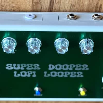 Rick’s Pedals and Amps Super Dooper LoFi Looper 2026 - Green Aluminum Faceplate w/ABS enclosure image 4