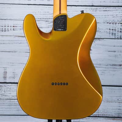 Fender 75th Anniversary American Ultra II Telecaster Electric Guitar w/Case | Liquid Gold image 2