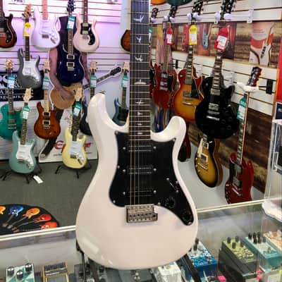 PRS SE NF3 Bolt On Electric, White Pearl with Gig Bag image 1