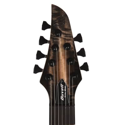 Mayones Duvell Elite 4Ever 7 AAA Curly Poplar Natural Fade Black Burst (Serial #DF2506083) image 6
