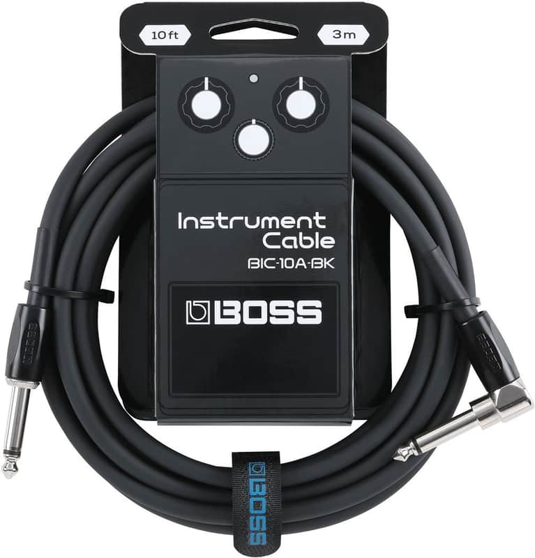 BOSS Colorful Quality Lightweight Instrument Cable - Black image 1