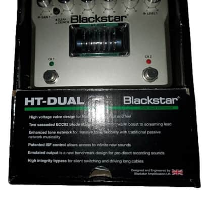 BLACKSTAR HT-Dual | Tube Driven Dual Preamp Pedal | Like New In Box image 2