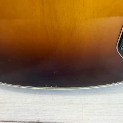 Univox Effector Vintage Electric Guitar w/ Built-In Effects – Sunburst – Late 1960s – Japan Late 1960's - Sunburst image 7