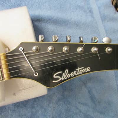 Silvertone 1445 1968 - Sunburst flame image 4