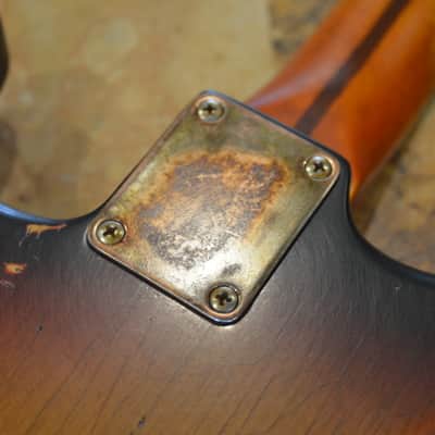 American Fender Stratocaster Sunburst Relic Noiseless Pickups image 19