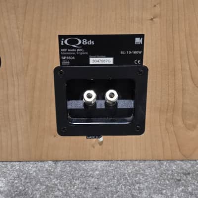 KEF iQ8ds - Pair of Speakers - Light Wood/Maple - Excellent w/ Original Box image 4
