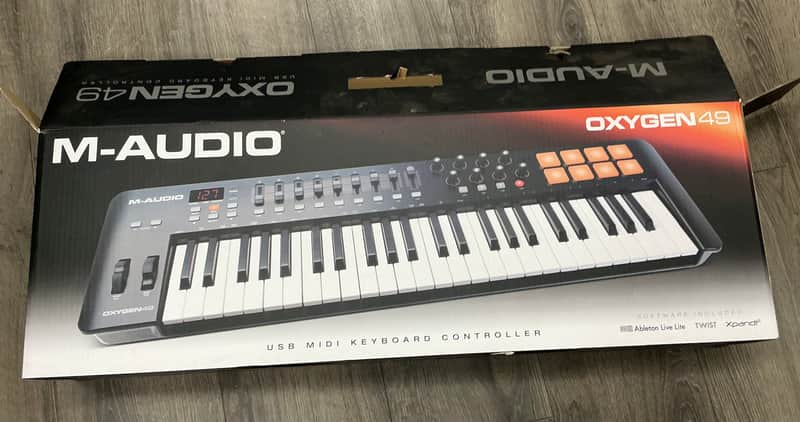 M-Audio Oxygen Pro 49 MIDI Keyboard Controller 2020 - Present - Black image 1