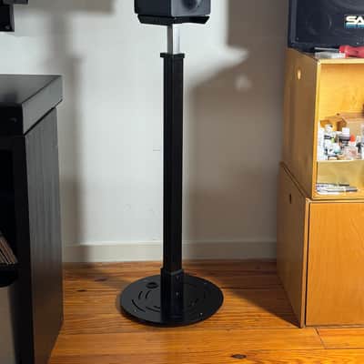 Apache Hammerhead Speaker Stands (Black)-Stainless Steel / 6" Speaker image 2