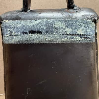 Unbranded Large Handcrafted Steel Cowbell – Silver Finish – Heavy-Duty Percussion Bell – Used image 3