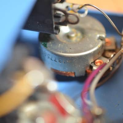 Tycobrahe Octavia Original Vintage Fuzz w/ Wooden Crate 1975 Blue image 14