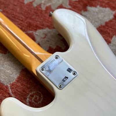 2008 Fender American Vintage '57 Precision Bass - White Gold image 8