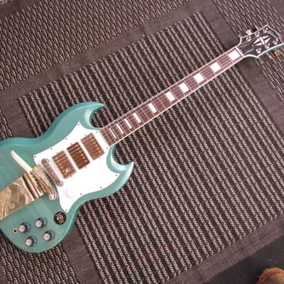 2021 Gibson Captain Kirk Douglas Signature SG Inverness Green W/OHC, Case Candy, & Paperwork image 2