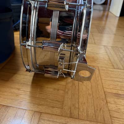 Rogers "Big R" Dyna-Sonic 6.5x14" Brass Snare Drum 1975 - 1984 - Chrome image 4