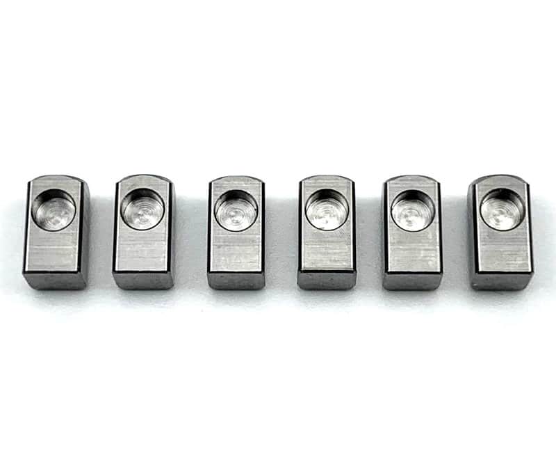 Set of 6 Titanium Alloy String Lock Insert Blocks Fit Floyd Rose From Korea image 1