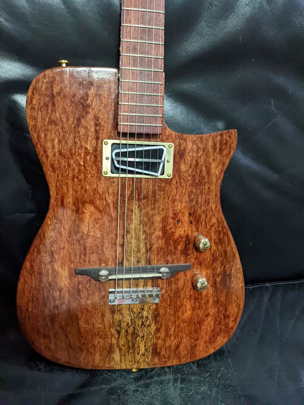 Handmade Harmony Style Floating bridge Electric Semihollow Harmony Tele CC 2021 Shellac image 1